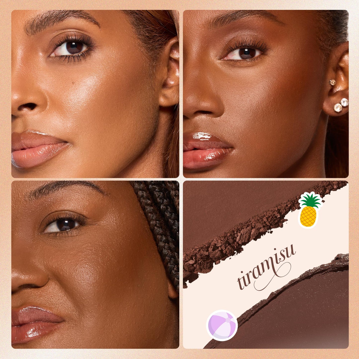 tarte macaron sculpt & bronze duo - 2-in-1 Cream + Baked Powder Bronzer, Contour Powder Face Makeup, Peptides and Hyaluronic Acid Hydrates & Plumps