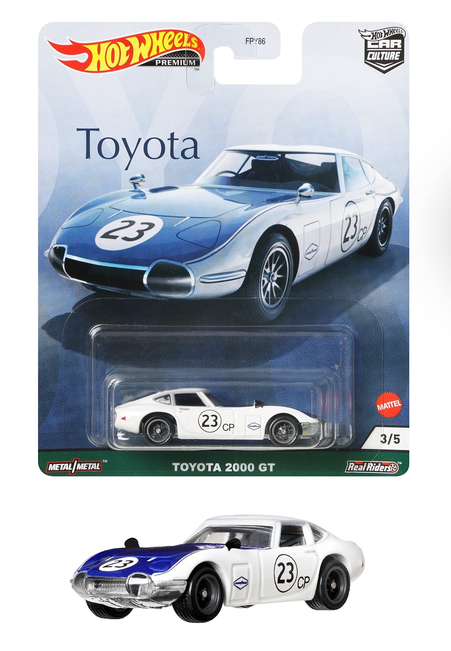 Hot Wheels Car Culture Circuit Legends Vehicles for 3 Kids Years Old & Up, Premium Collection of Car Culture 1:64 Scale Vehicles