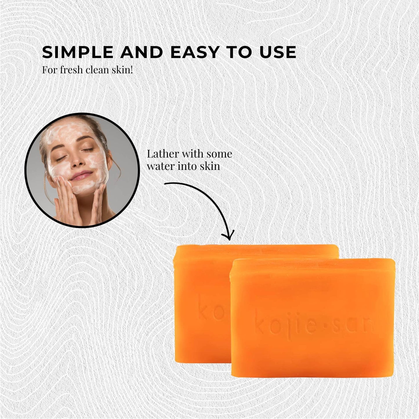 Kojie San Skin and Body Brightening Soap - Original Kojic Acid, Dark Spot Remover Bar Soap with Glycerin & Tea Tree Oil - 65g x 2 Bars