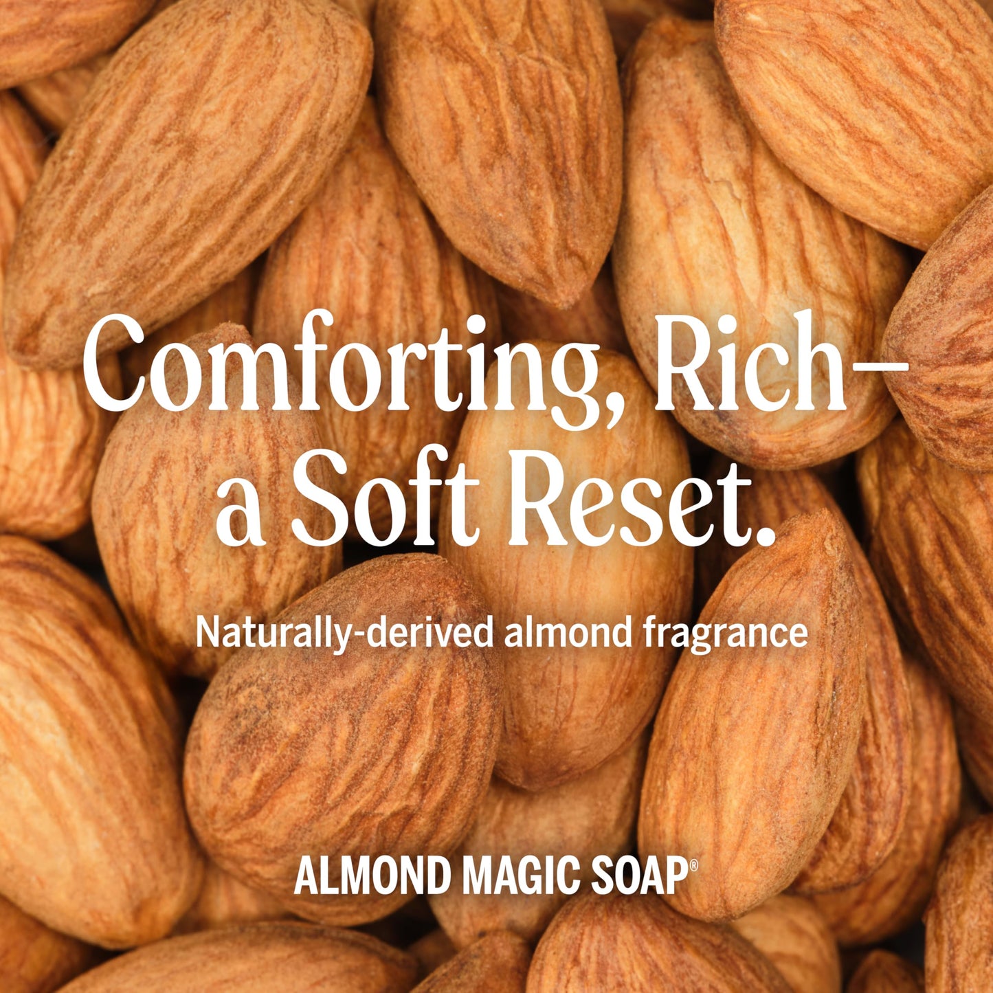 Dr. Bronner's Pure-Castile Magic Liquid Soap (Almond, 32 Ounce, 2-Pack)- Made with Regenerative Organic Certified Oils, 18-in1 Uses: Face, Hair, Hand