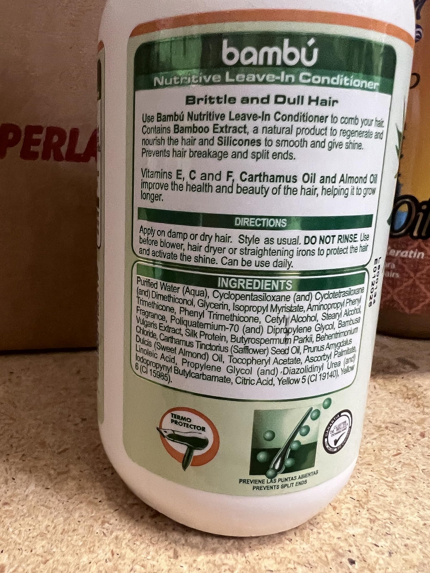 Silicon Mix Bambu Shampoo 36oz (Pack of 2) & Treatment 60oz & Leave-in 8oz (Pack of 2) "Set"