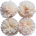 Super Exfoliating Home Spa Weave Loofah Shower Sponge Pouf Mesh Brush - Bath Spa Puff Scrubber Ball - Face Body Poof - Rich Foams Bubble?4.7" Each?