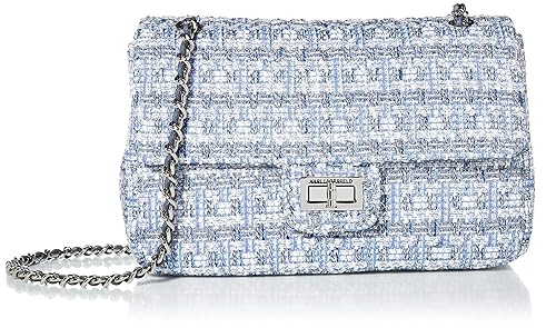 KARL LAGERFELD Paris Women's Handbags Shoulder, Blue Multi, One Size
