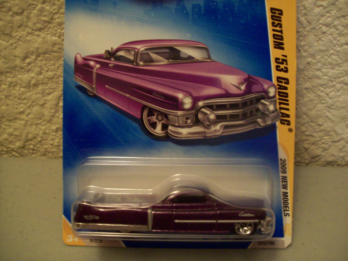 Hot Wheels 2009 New Models Purple Custom 53 Cadillac 1:64 Scale