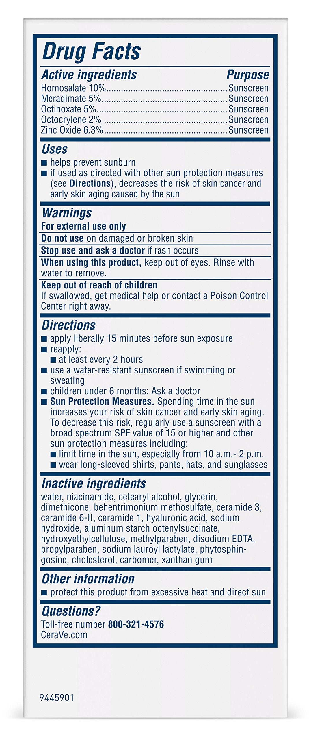 CeraVe Facial Moisturizing Lotion AM SPF 30 | 3 Ounce | Daily Face Moisturizer with SPF | Fragrance Free