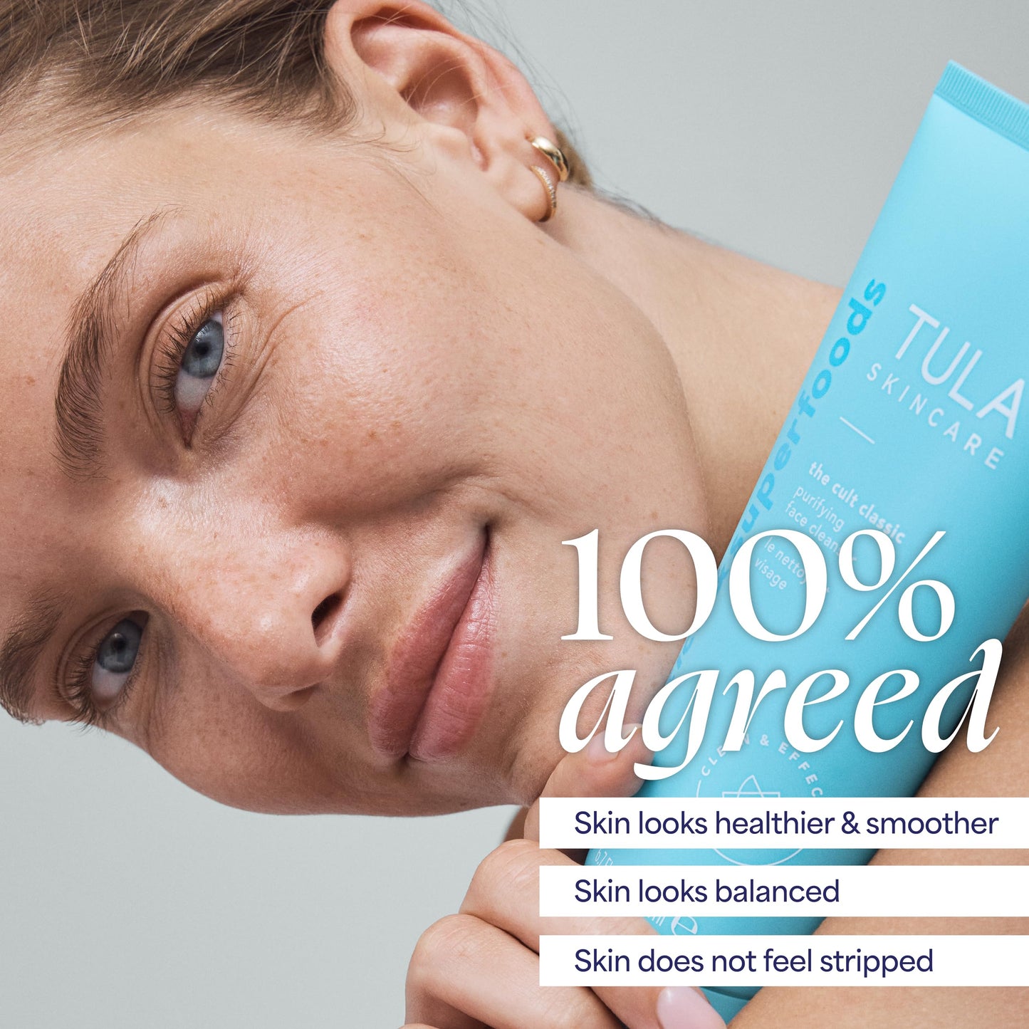 TULA Skin Care Cult Classic Purifying Face Cleanser, Full and Travel Size Duo - Gentle and Effective Face Wash, Makeup Remover, Nourishing
