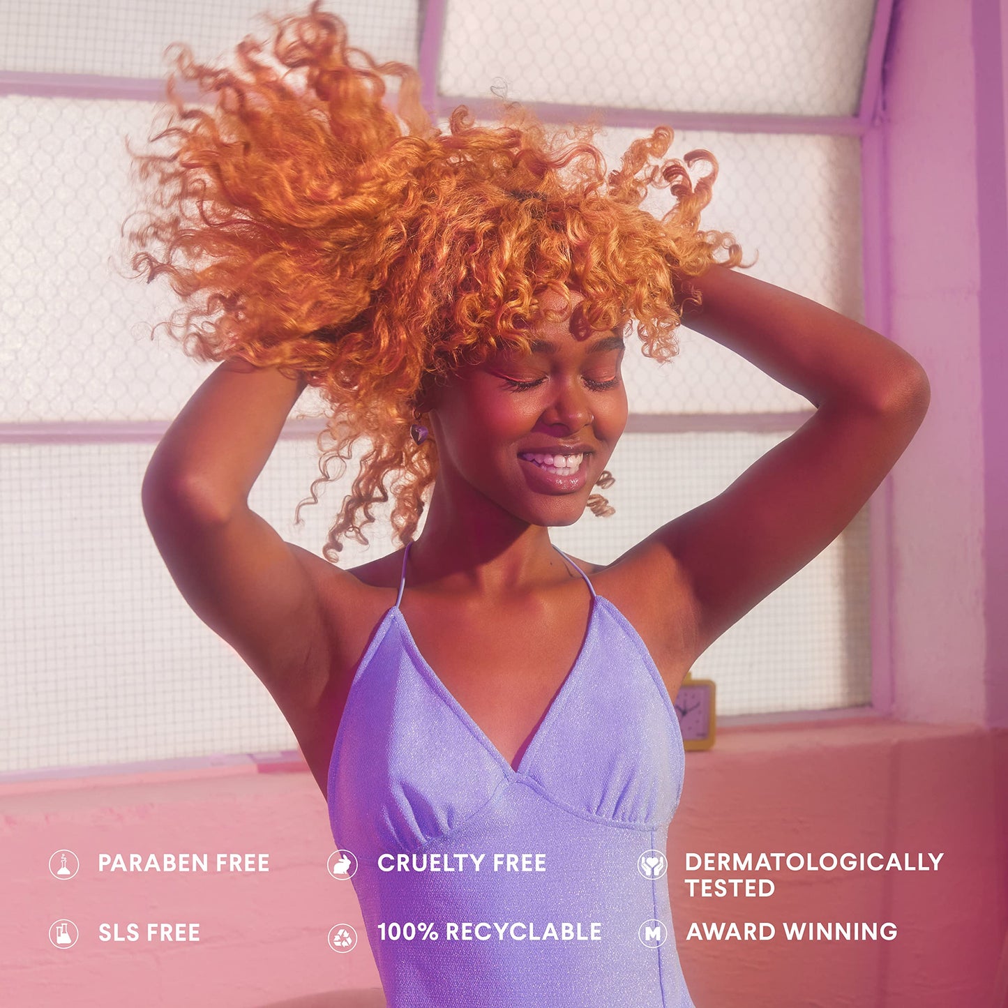 MONDAY HAIRCARE Smooth Shampoo + Conditioner Bathroom Set (2 Pack) 30oz Each for Frizzy, Coarse, and Curly Hair, Made from Coconut Oil, Shea Butter