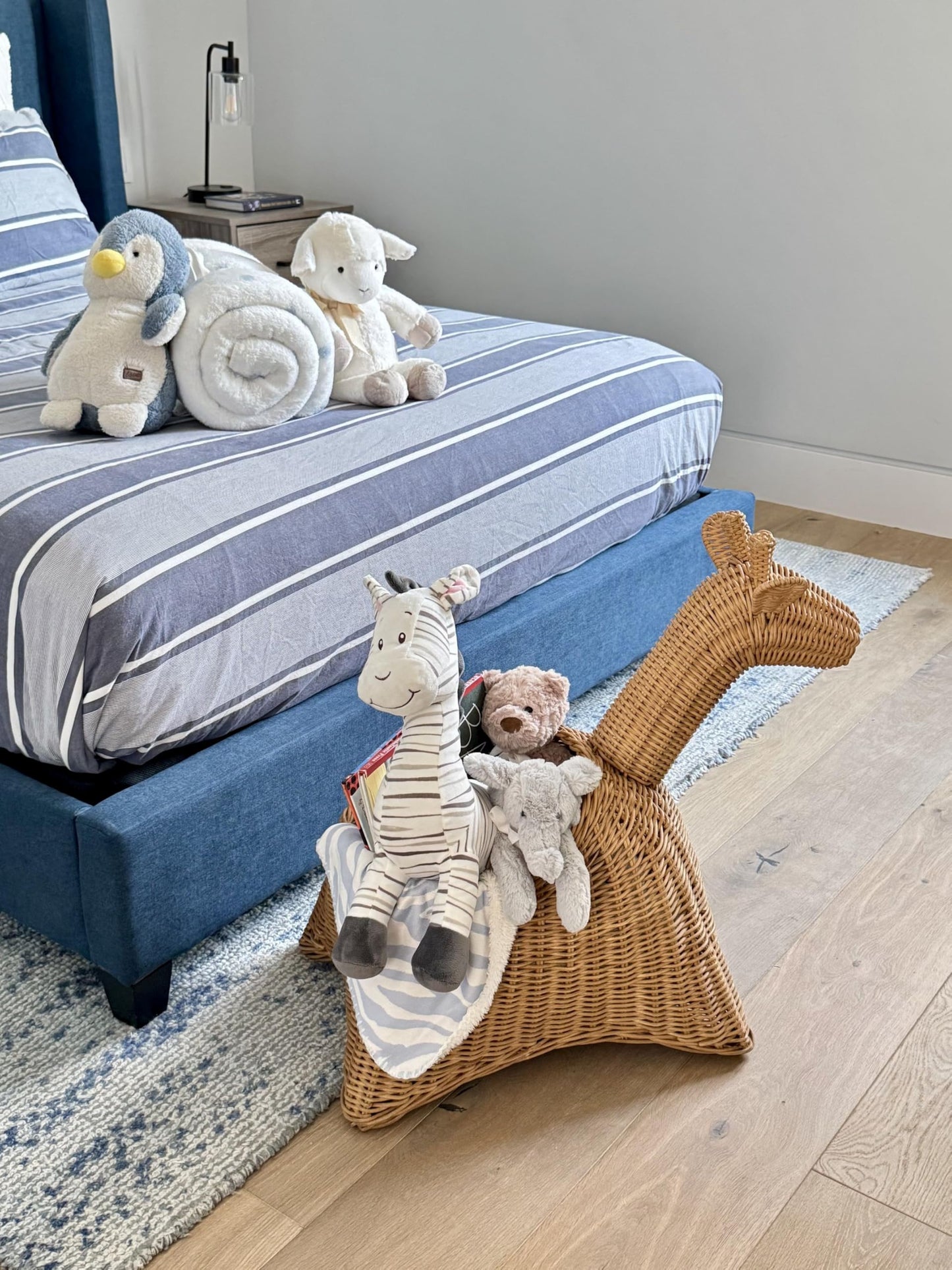 KOUBOO Wicker Giraffe, Naural Color Storage Basket, Brown