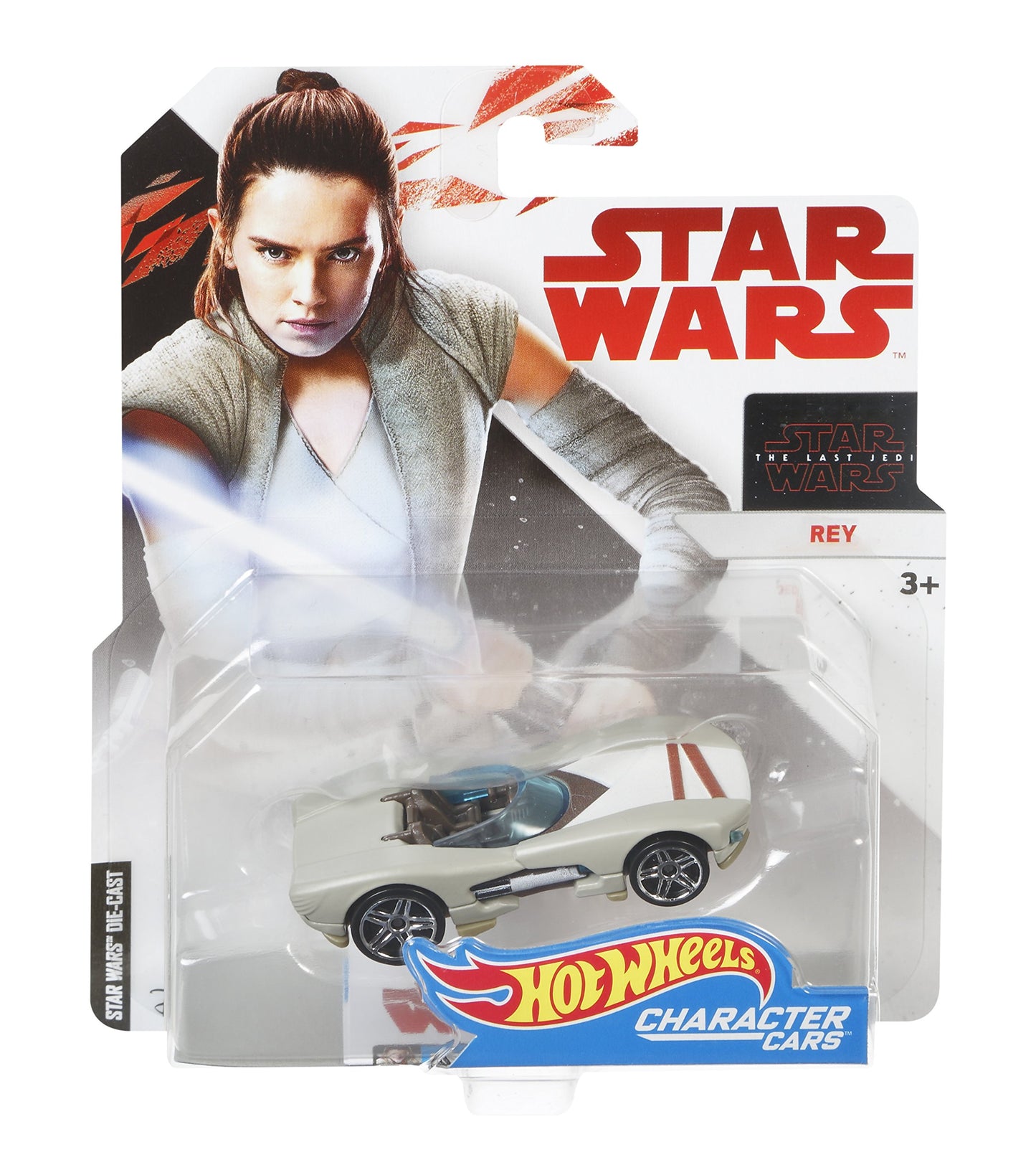 Hot Wheels Star Wars: The Last Jedi Rey Jedi Training Character Car