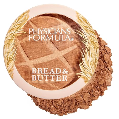Physicians Formula Murumuru Bread & Butter Bronzer Baked, Moisturizing, Silky All-Day Glow, Dermatologist Tested, Hypoallergenic, Vegan & Cruelty-Free