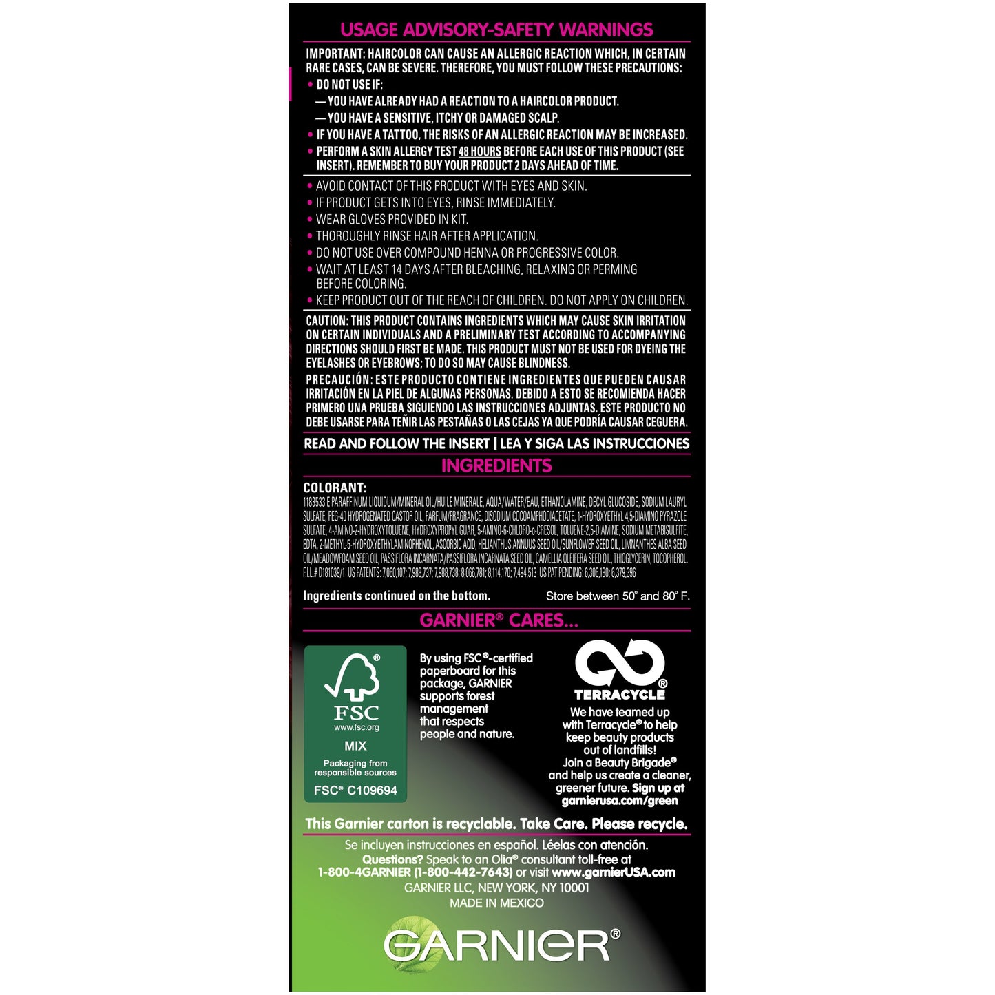 Garnier Olia Ammonia-Free Brilliant Color Oil-Rich Permanent Hair Color, 4.60 Dark Intense Auburn (Pack of 1) Red Hair Dye