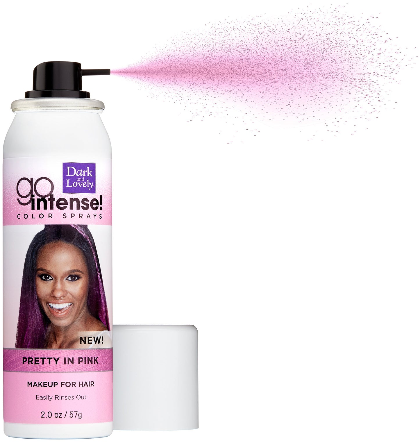 SoftSheen-Carson Dark and Lovely Go Intense Color Sprays, Pretty In Pink, 2 Oz