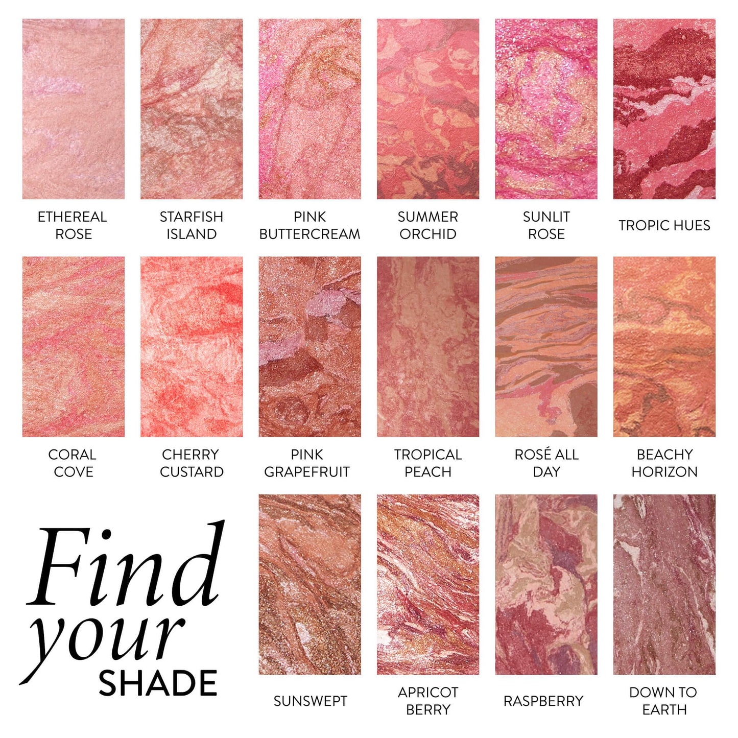 LAURA GELLER NEW YORK Baked Blush-n-Brighten Marbleized Blush for Cheeks - Ethereal Rose - Natural Finish - Buildable Color