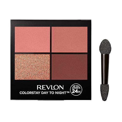 REVLON ColorStay Day to Night Eyeshadow Quad, Longwear Shadow Palette with Transitional Shades and Buttery Soft Feel, Crease & Smudge Proof, 560…