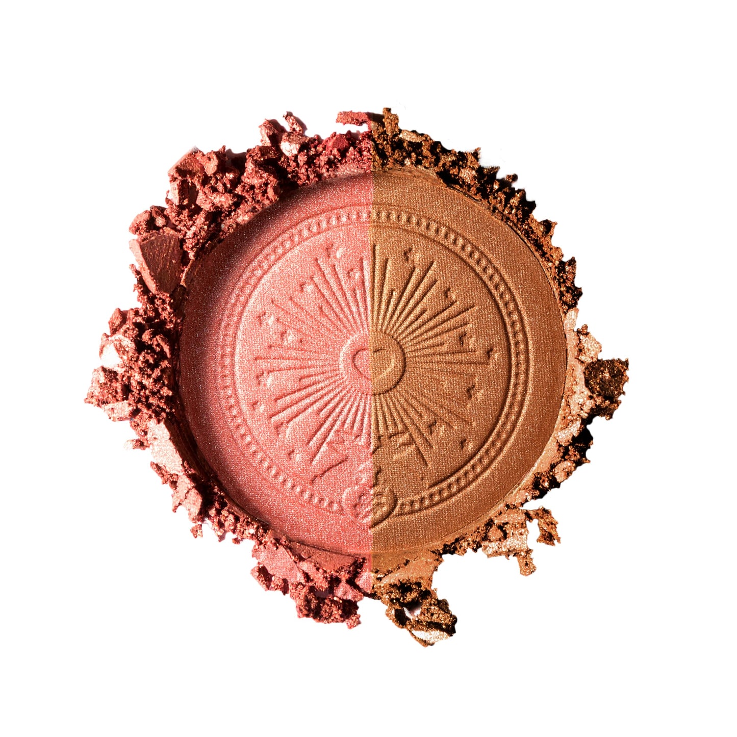 Too Faced Sun Bunny Blushing Bronzer | Dual-Shade Sheer, Luminous Bronzer Blush with Pink Undertones to Mimic Natural Flush, Strawberry Bunny, 0.28