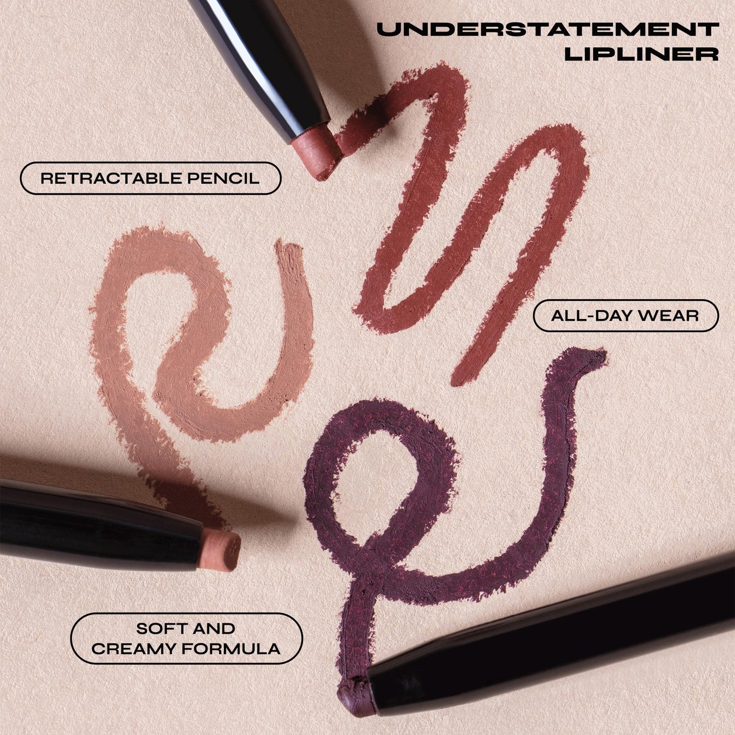 Milani Understatement Lipliner Pencil - Highly Pigmented Retractable Soft Lip Liner Pencil, Easy to Use Lip Makeup