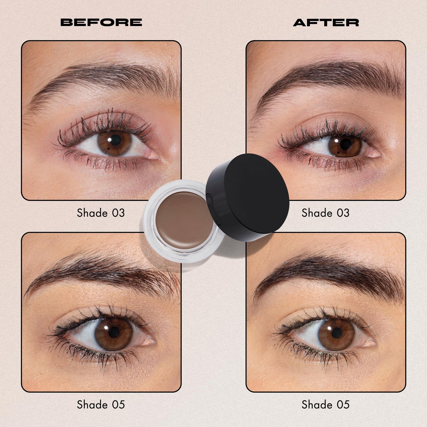 Milani Stay Put Brow Color - Medium Brown (0.09 Ounce) Vegan, Cruelty-Free Eyebrow Color that Fills and Shapes Brows Beauty and Personal Care Milani