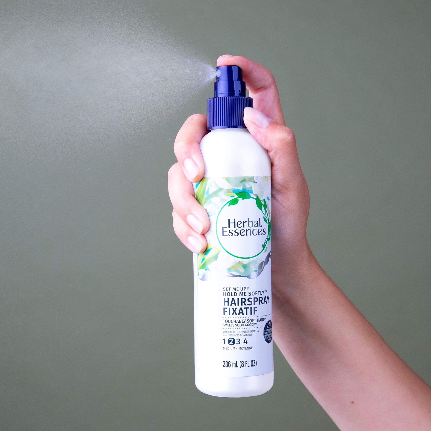 Herbal Essences Set Me Up Hold Me Softly Non-Aerosol Hairspray 8 Fl Oz (Pack of 3)