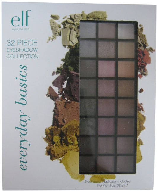 E.l.f. Eyeshadow Collection-32 Shades Everyday Basics,