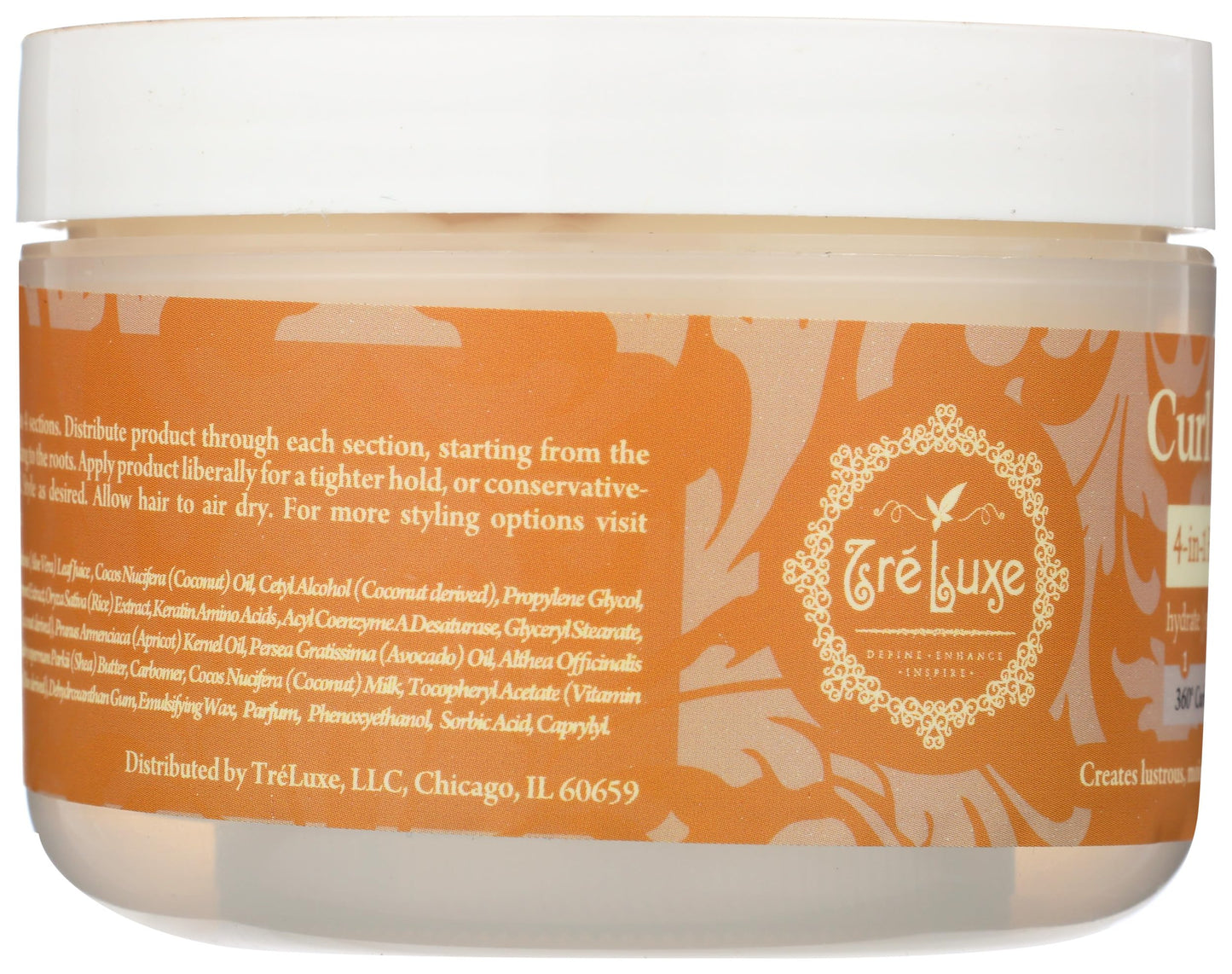 TRELUXE Curl Supreme Styling Creme, 8 OZ