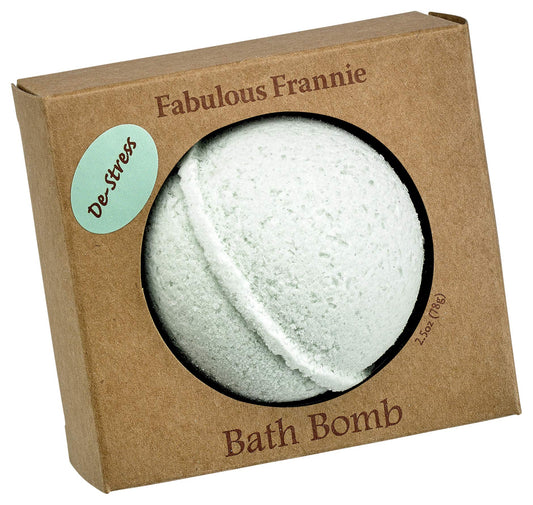 Fabulous Frannie De-Stress Natural, Handmade Bath Bomb Set, Rich in Essential Oil, Mineral Salt, Coconut Oil, Witch Hazel, Fizzies to Moisturize Skin…