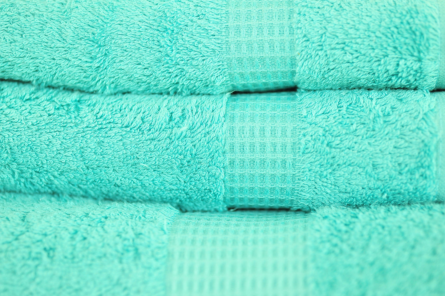 Eastern Touch 600 GSM Egyptian Cotton 6- Piece Towel Set, Ocean Egyptian Key of Life