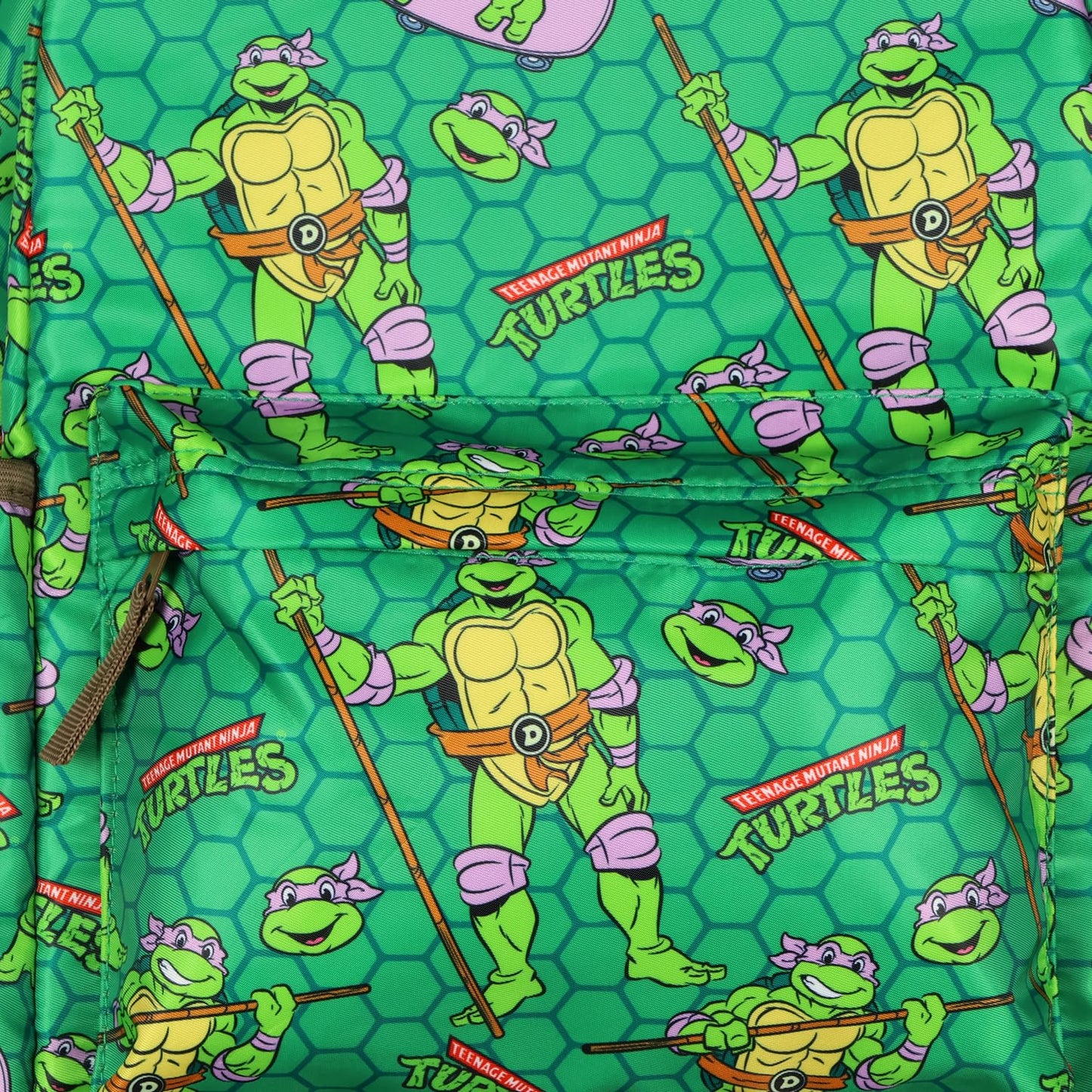 TMNT Backpack Nickelodeon Teenage Mutant Ninja Turtles Mayhem Character Kids School Bookbag Donatello
