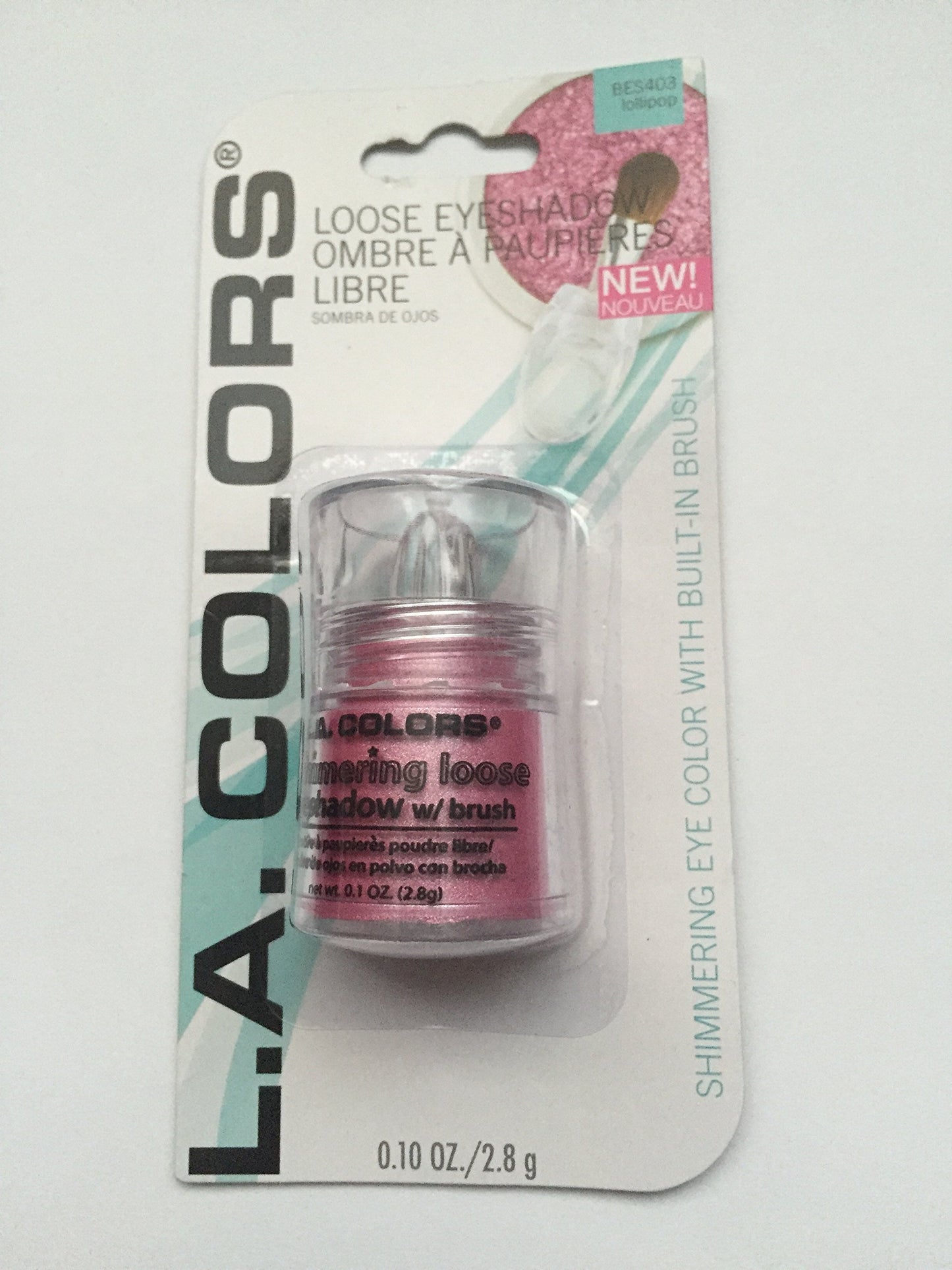 L.A. Colors Shimmering Loose Eyeshadow (Lollipop)