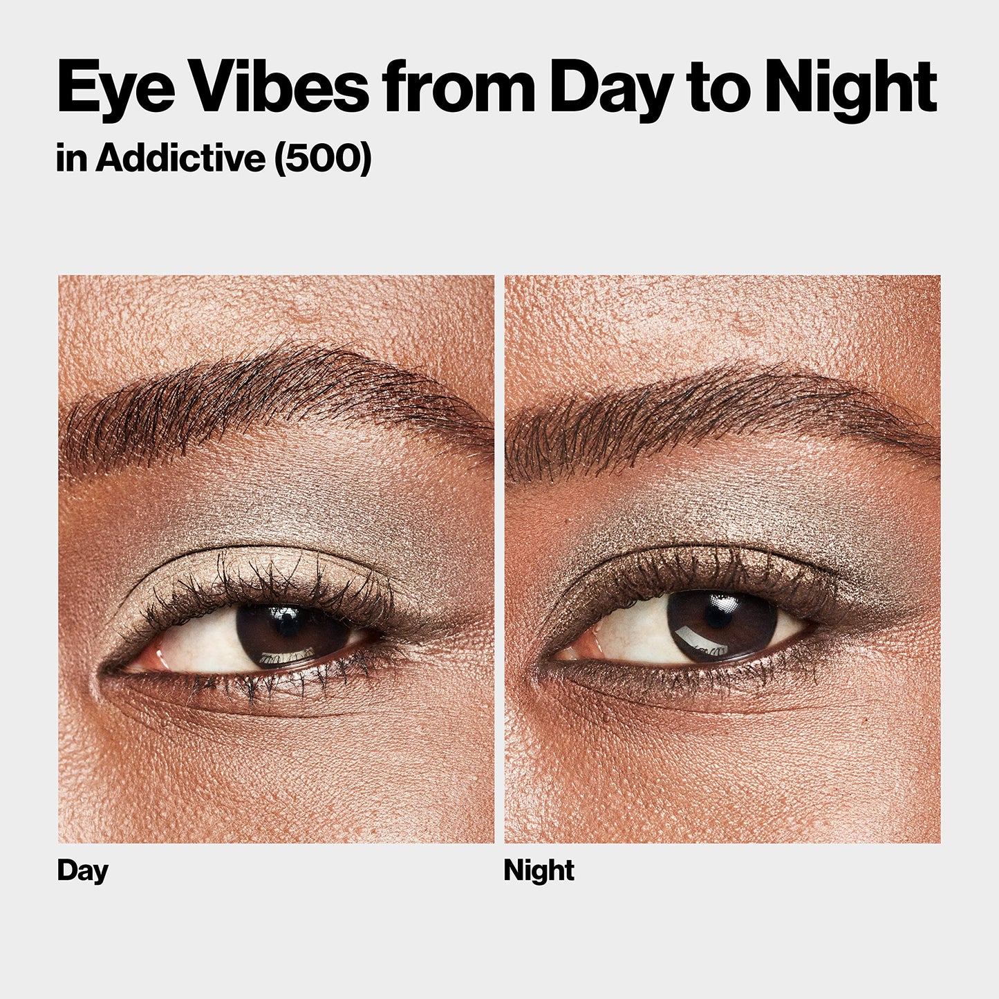 Revlon ColorStay Day to Night Eyeshadow Quad, Longwear Shadow Palette with Transitional Shades and Buttery Soft Feel, Crease & Smudge Proof, 500