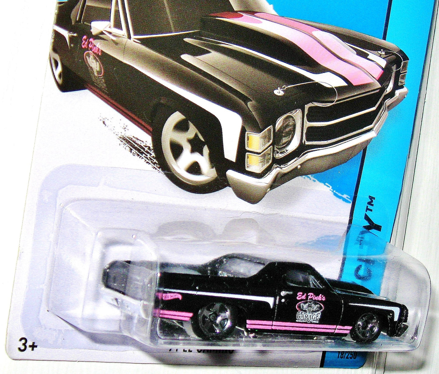 Hot Wheels, 2015 HW City, '71 El Camino [Black] 18/250