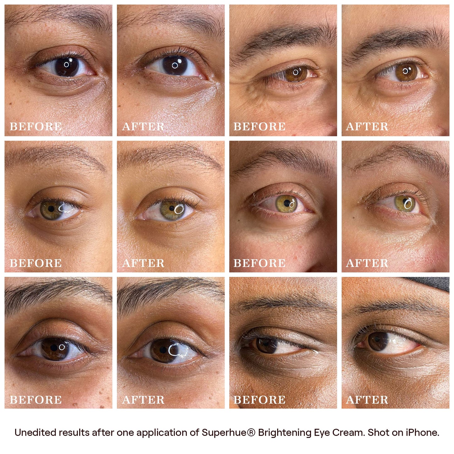 Live Tinted Superhue Brightening Eye Cream - Instantly Refreshes and Brightens - Hydrating & Soothing - Cooling Applicator - Niacinamide & Vitamin C