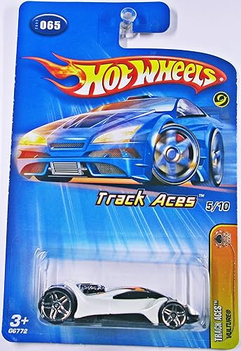 Mattel Hot Wheels 2005 1:64 Scale Track Aces White Vulture Die Cast Car #065