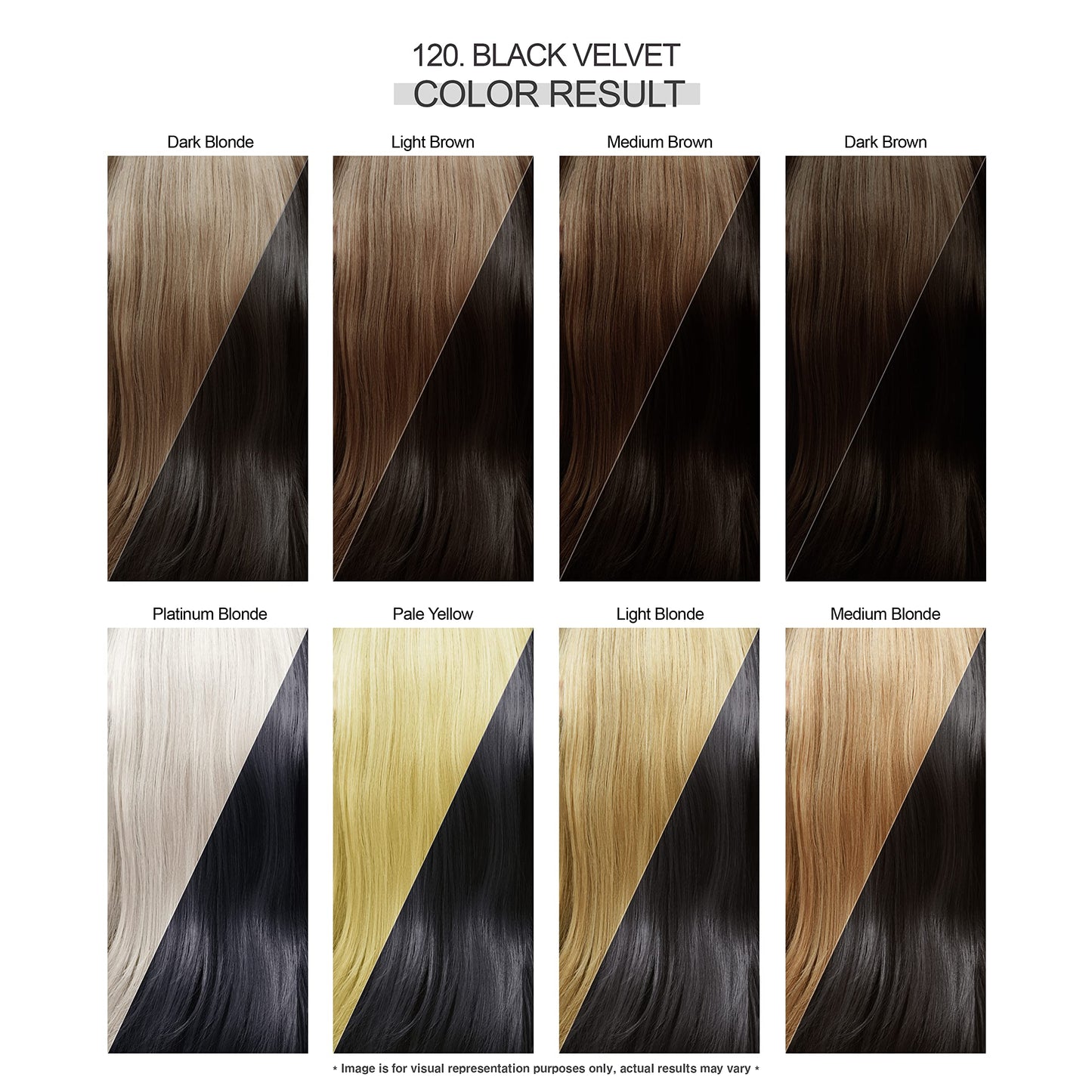 Adore Semi Permanent Hair Color - Vegan and Cruelty-Free Hair Dye - 4 Fl Oz - 120 Black Velvet (Pack of 3)