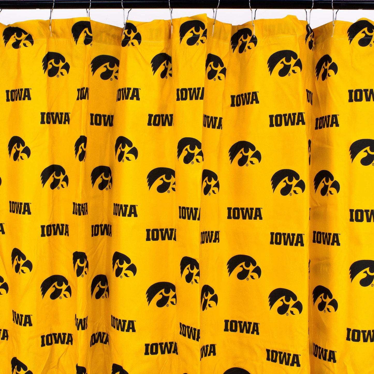 College Covers Everything Comfy Iowa Hawkeyes Bright and Colorful Shower Curtain Cover