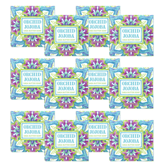 Greenwich Bay Mini Botanical Soap Bars - 12 Pack 1.9 oz Each - Individually Wrapped Guest Soaps for Airbnb, Spa, Travel, Bath - Travel Size Bar Soap
