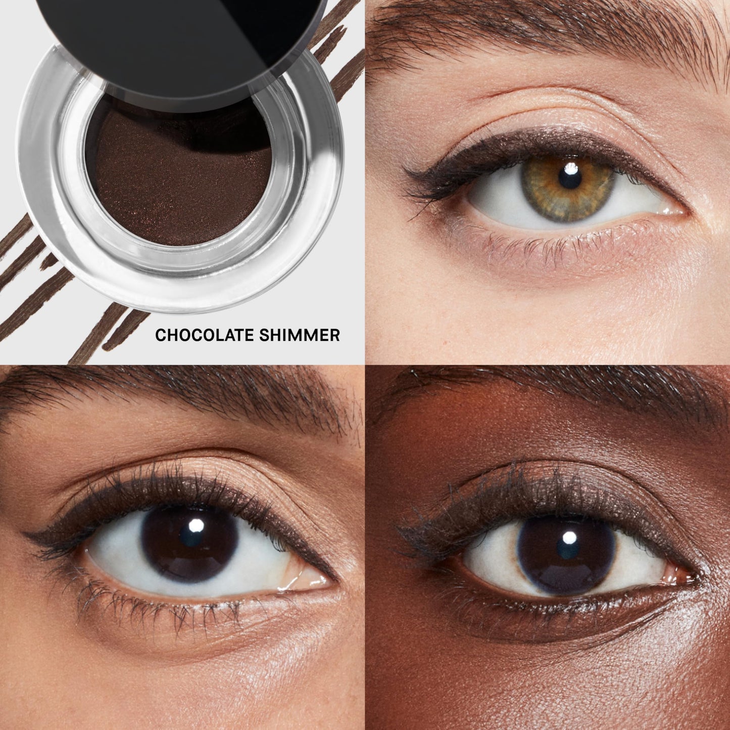 Bobbi Brown Long-Wear Gel Eyeliner | Precise Smudge-Proof & Waterproof Eyeliner for 8-Hour Wear, 0.1 Ounce, Chocolate Shimmer