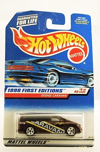 Hot Wheels - 1998 First Editions - Dodge Caravan - Purple Custom Paint - #4 of 40 Cars - Collector #633 - Limited Edition - Collectible