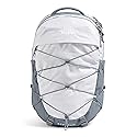 The North Face Women's Borealis Commuter Laptop Backpack - Everyday Travel Bag, 16" Laptop Sleeve, Reflective Details, TNF White Metallic Mélange/Mid Grey-NPF, One Size