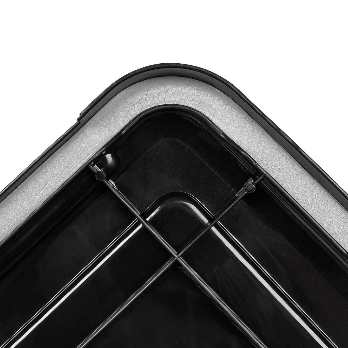 IRIS USA WeatherPro 31 Qt Storage Bins with Lids, 6 Pack, BPA-Free Plastic Gasket Box with Tight Latch and Seal, Stackable Nestable Tote Tub…