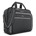 Solo New York Briefcase - Laptop Carrying Bag for Women & Men, Brief for Travel & Work, Front Zippered Pocket, Adjustable Shoulder Strap, Fits 17.3"