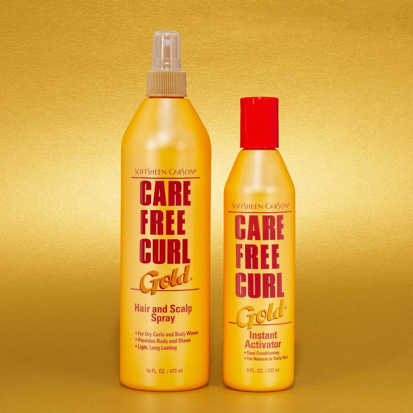Softsheen-Carson Care Free Curl Gold Hair and Scalp Spray, 16 Fl oz