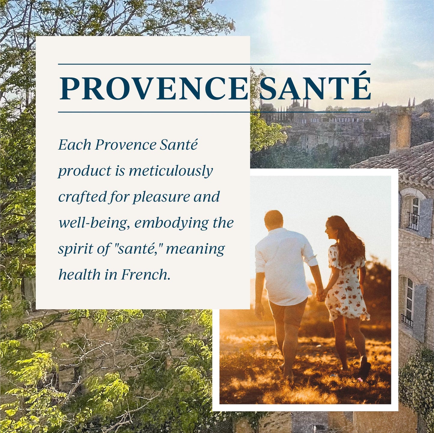 Provence Sante Relaxing Bath Salt - Luxury and Soothing Soak - Ripe Apricot Scent - Made in France - 20 Oz