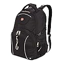 SwissGear 3258 Laptop Backpack, Fits Most 17 Inch Laptops, Secure Computer Sleeve for Travel, Work, School, Men's and Women's - Black