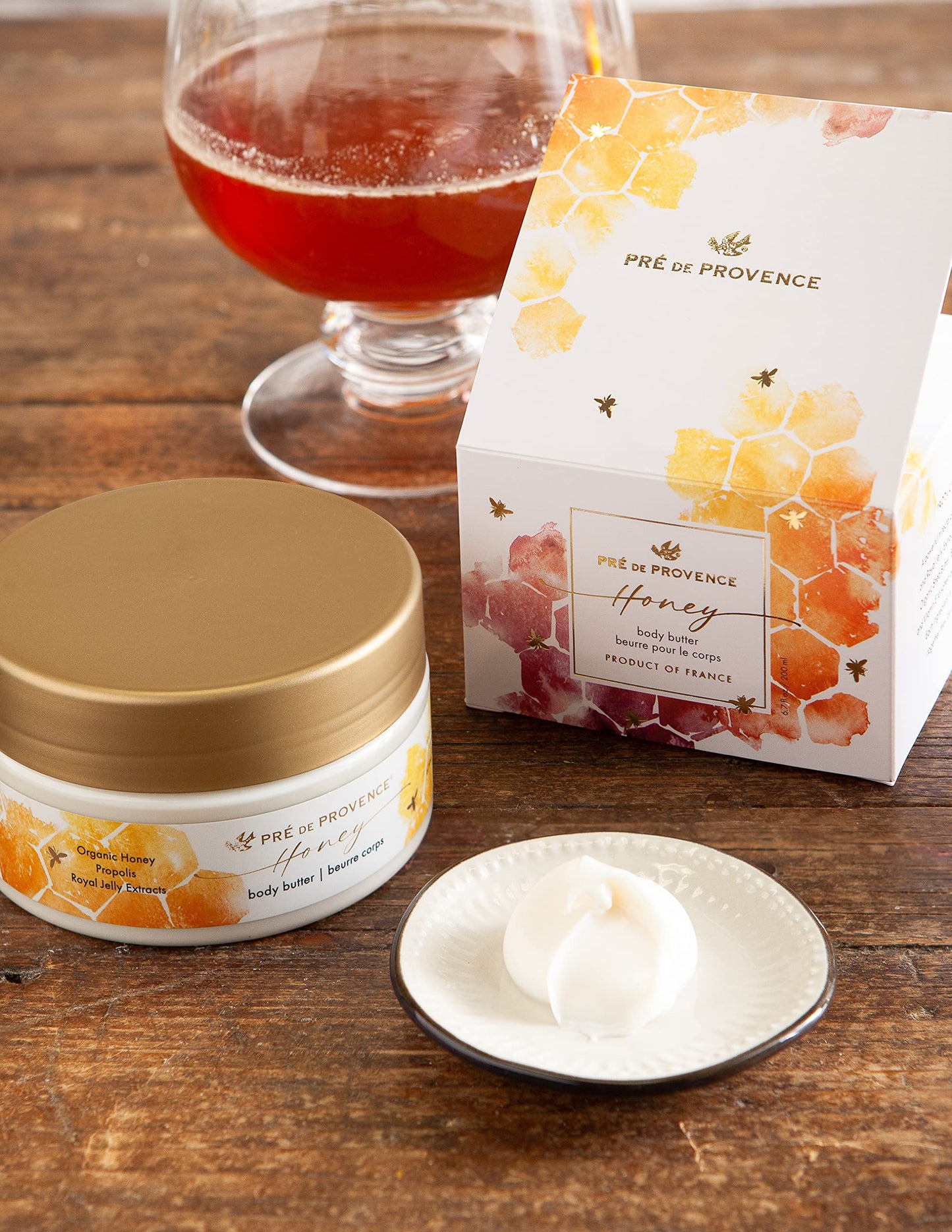 Pre de Provence Honey Collection Deeply Nourishing Body Butter, 6.7 Fl Oz