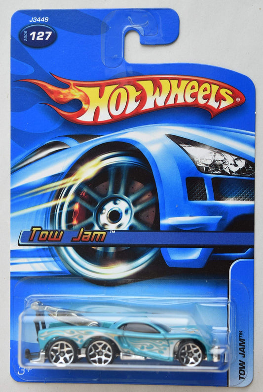 Hot Wheels 1:64 Scale Aqua Blue Tow JAM #127