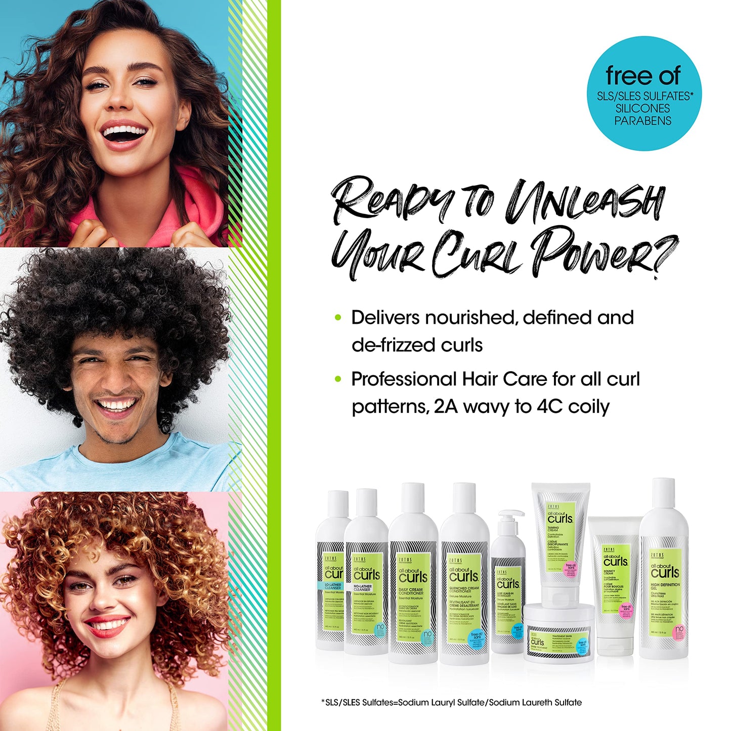 ALL ABOUT CURLS Bye, Buildup! Pre Shampoo Treatment | Curly Hair Products | Essential Moisture | Gentle Cleansing | All Curly Hair Types | Vegan