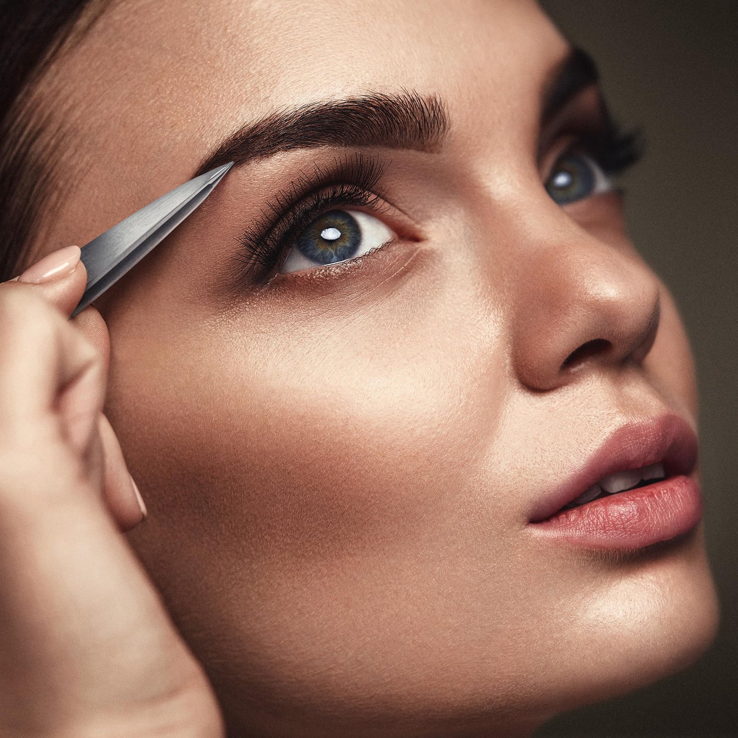 By MILLY Pointed Tweezers | High Carbon Stainless Steel Needle Nose | Fine Point Precision Hair Removal | Perfectly Aligned & Hand-Filed Sharp |