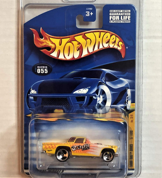Hot Wheels 2001-055 Turbo Taxi Series '57 T-bird 3/4 1:64 Scale
