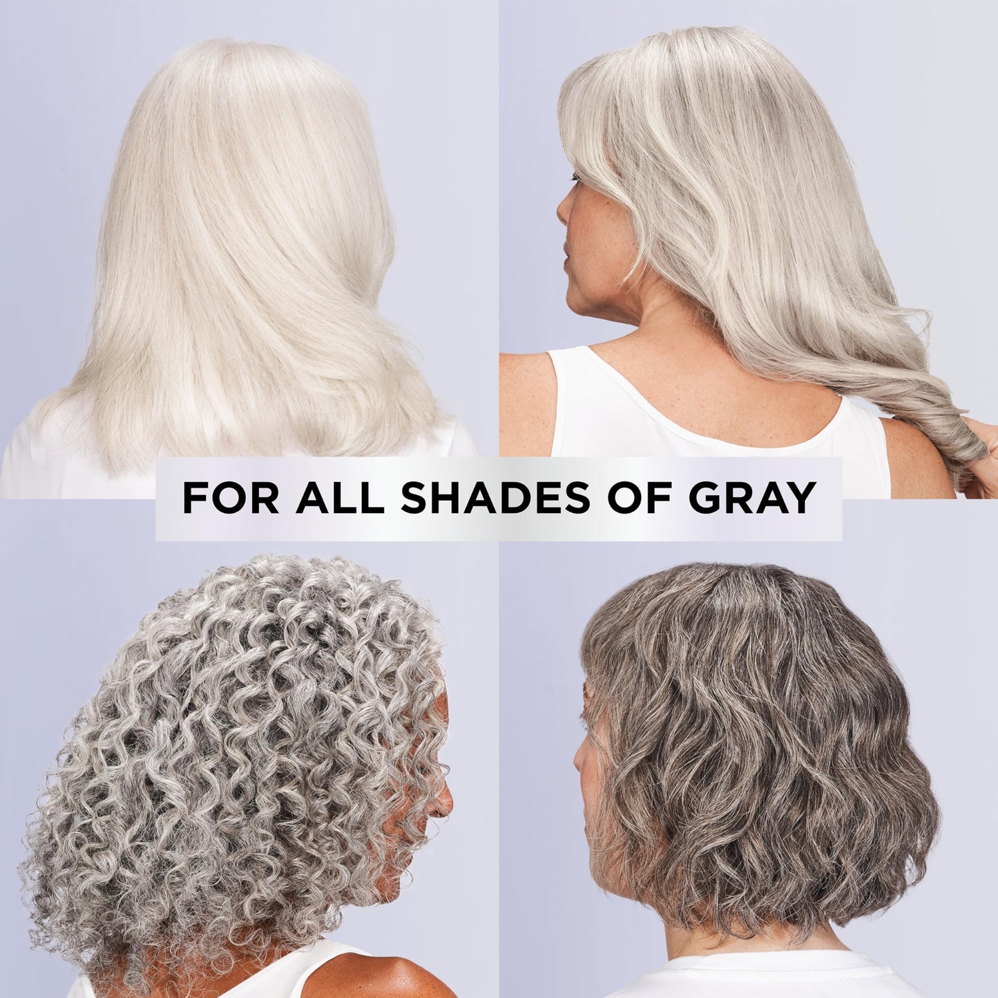 L'Oreal Paris EverPure Silver Care Sulfate Free Conditioner, Brightening and Nourishing Hair Care for Gray and Silver Hair, Vegan Formula