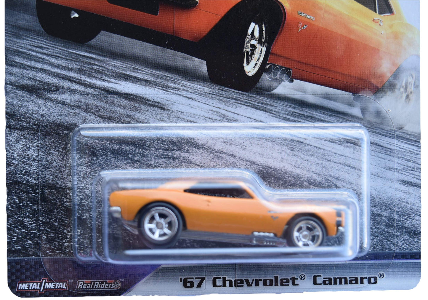 Hot Wheels 1/4 Mile Muscle '67 Chvrolet Camaro 4/5, Yellow [Fast & Furious]